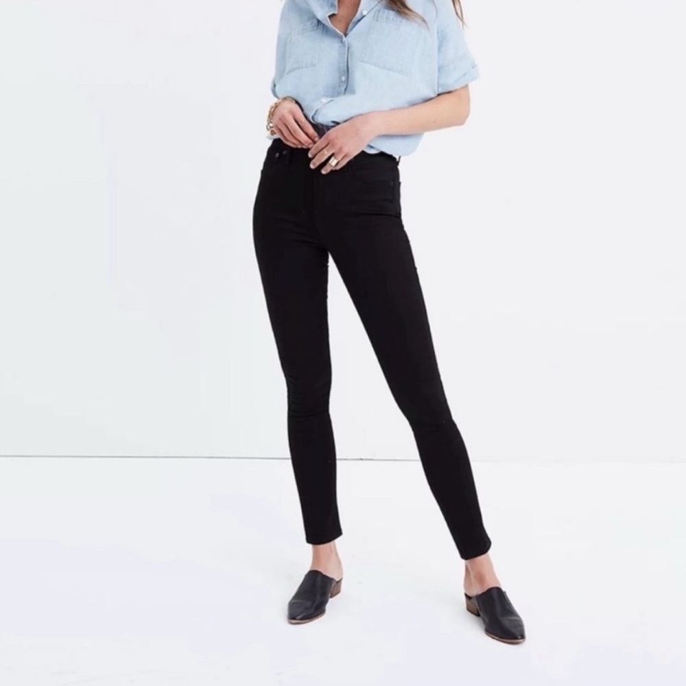 Like New! Madewell Women's Skinny Jeans - Black